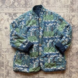Reversible Vintage Cotton Quilt Coat